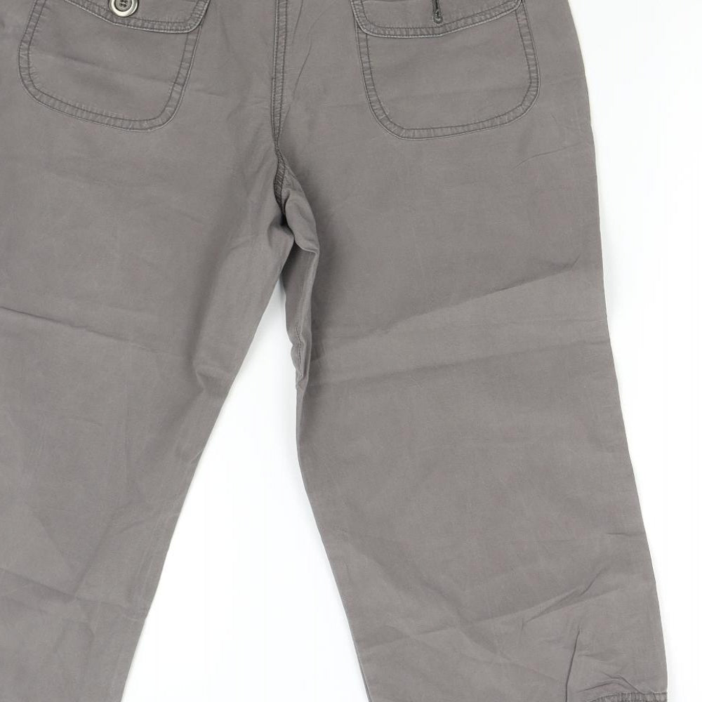 Dorothy Perkins Womens Grey   Bermuda Shorts Size 12