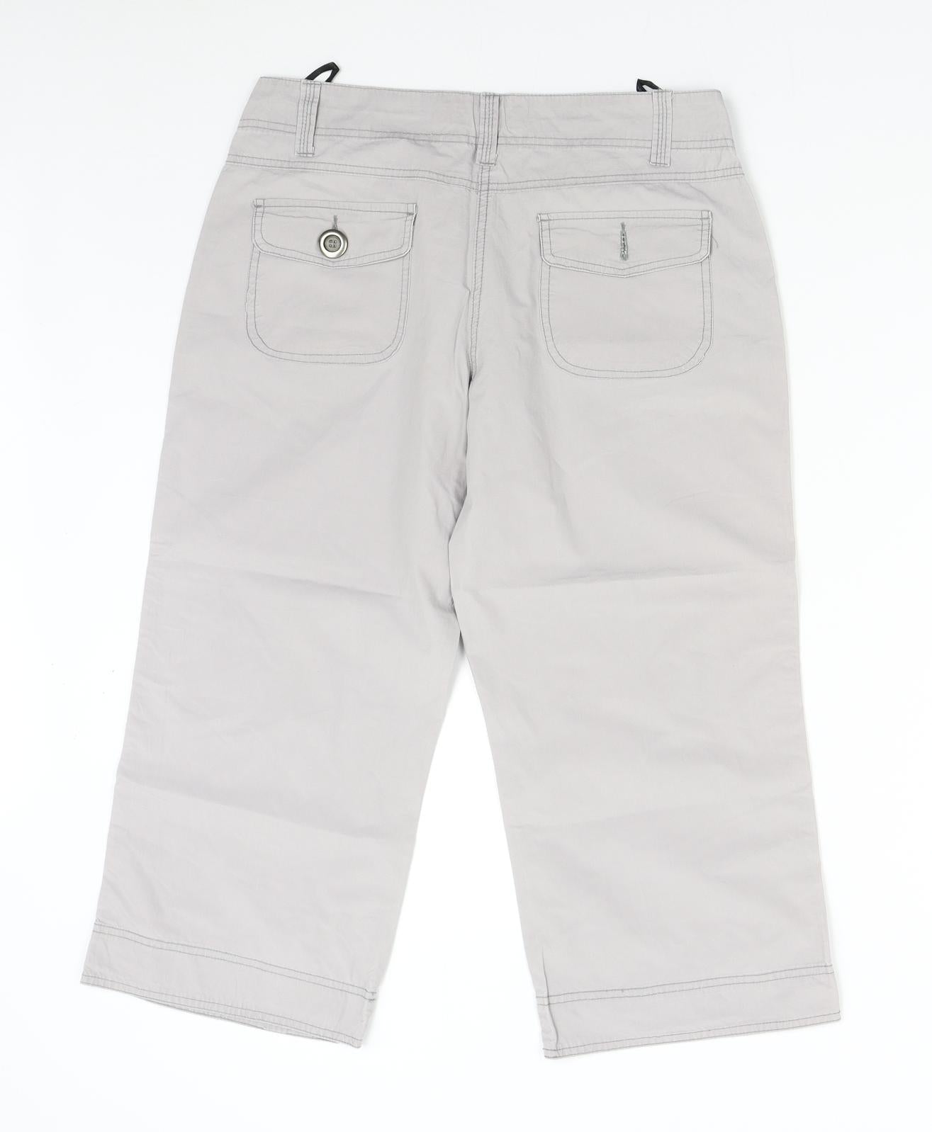 Dorothy Perkins Womens Grey   Bermuda Shorts Size 12