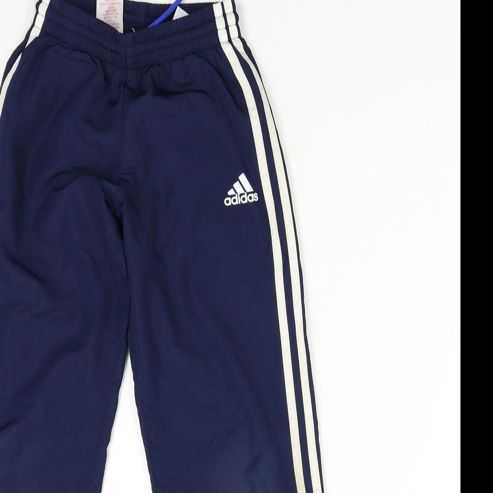 adidas Boys Blue   Sweatpants Trousers Size 7-8 Years