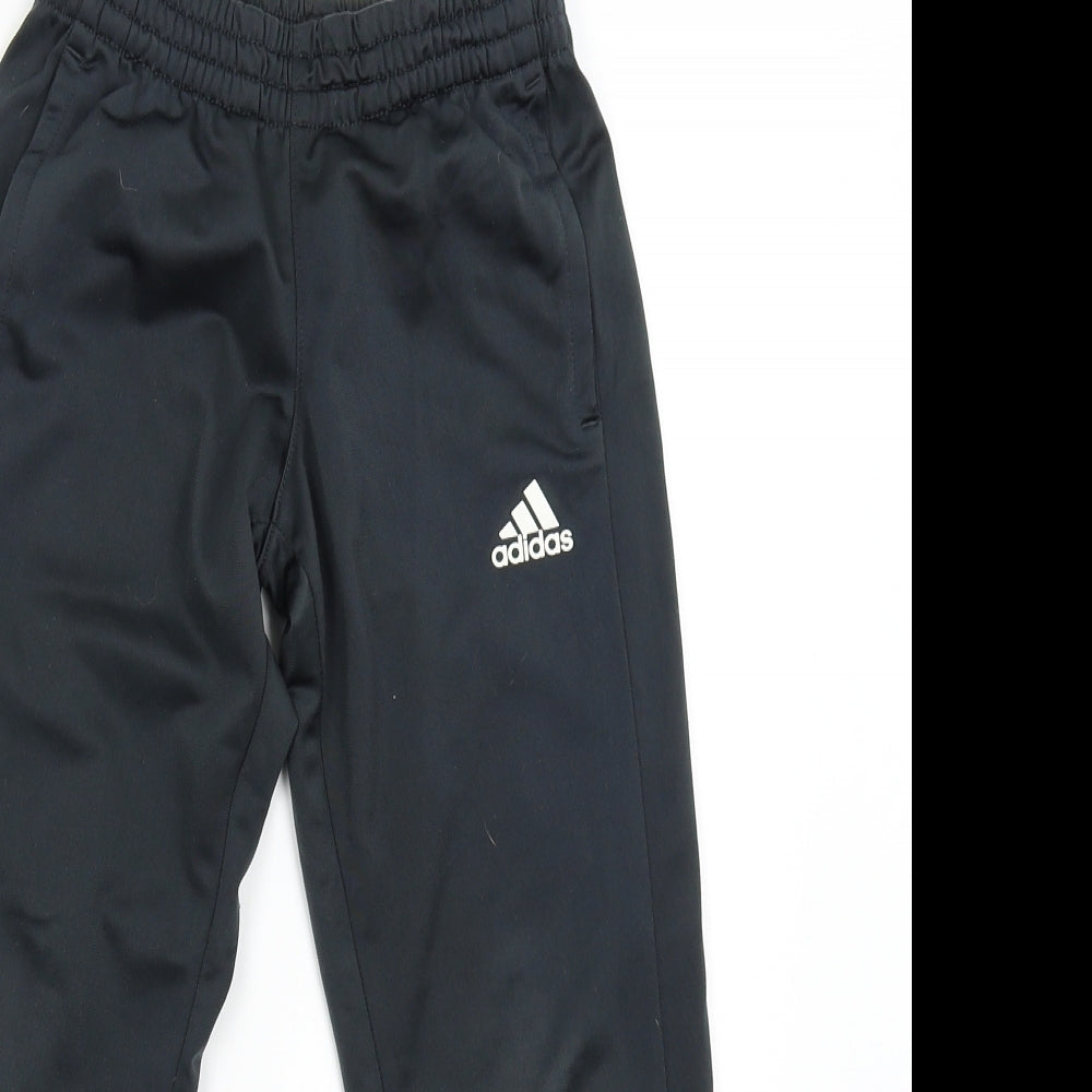 adidas Boys Grey   Sweatpants Trousers Size 7-8 Years
