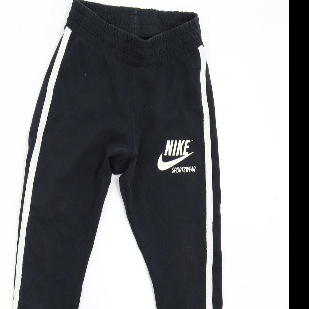 Nike Womens Black   Sweatpants Trousers Size S L25 in
