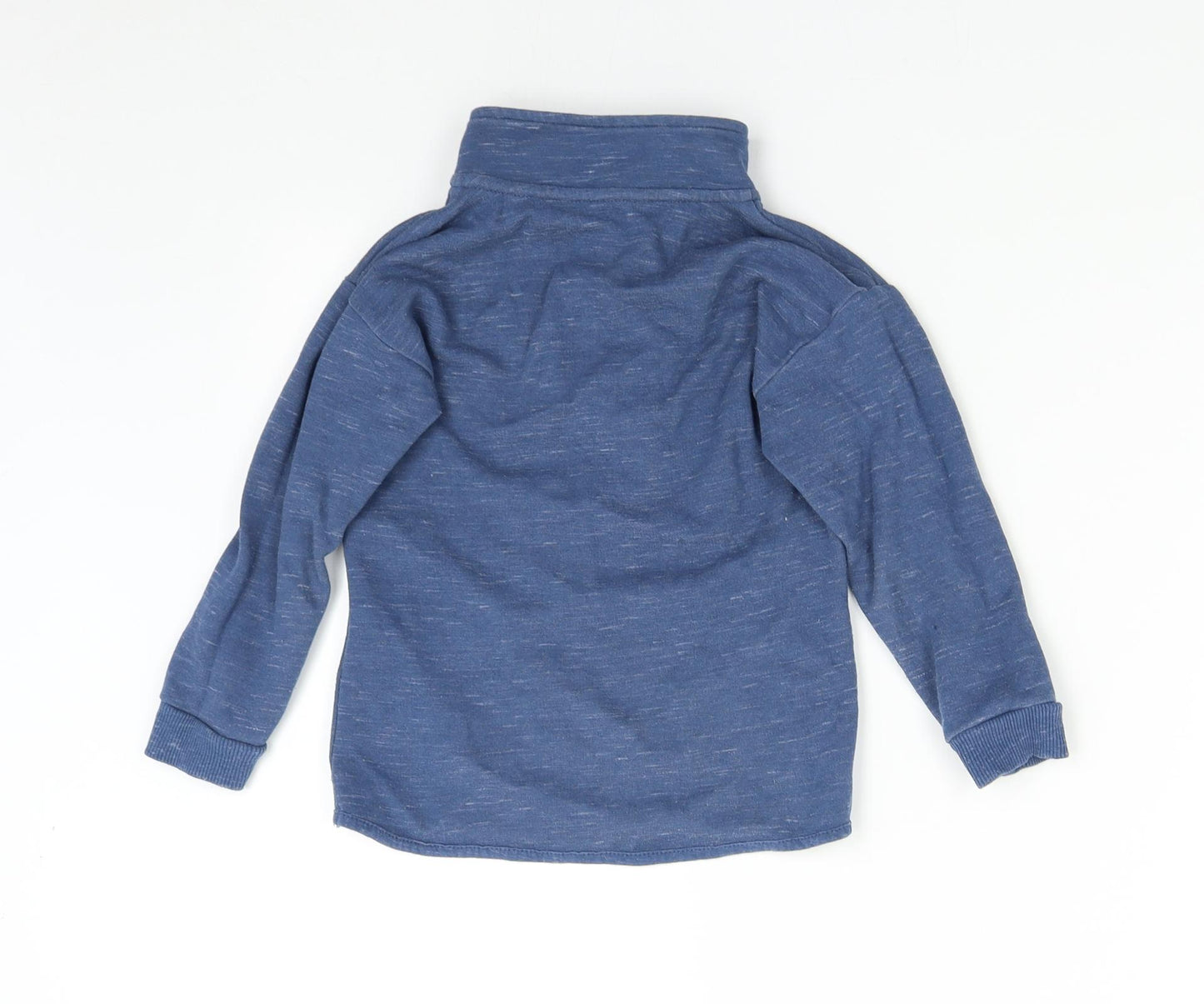 George Boys Blue   Henley Sweatshirt Size 4-5 Years