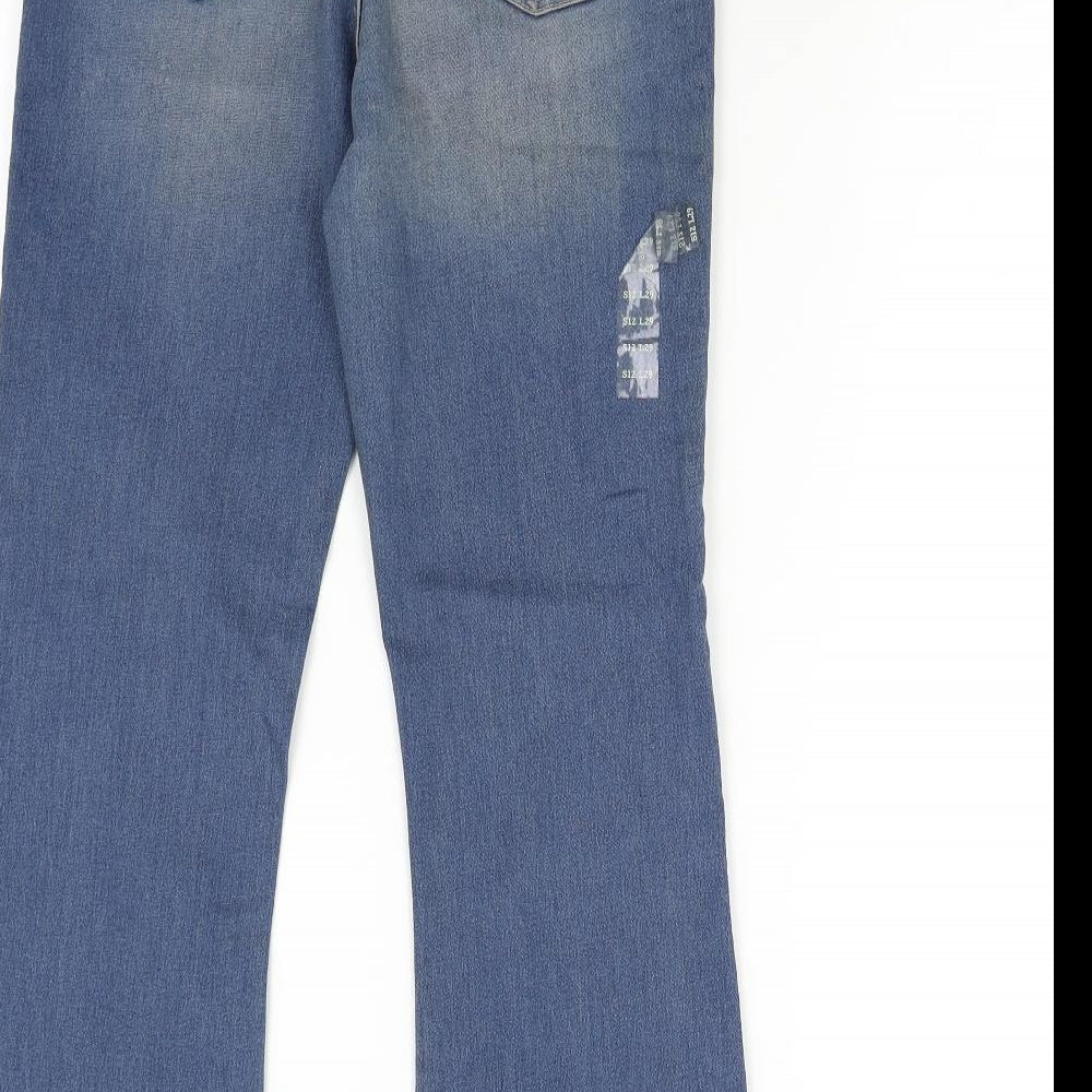 Papaya Womens Blue  Denim Bootcut Jeans Size 12 L28 in