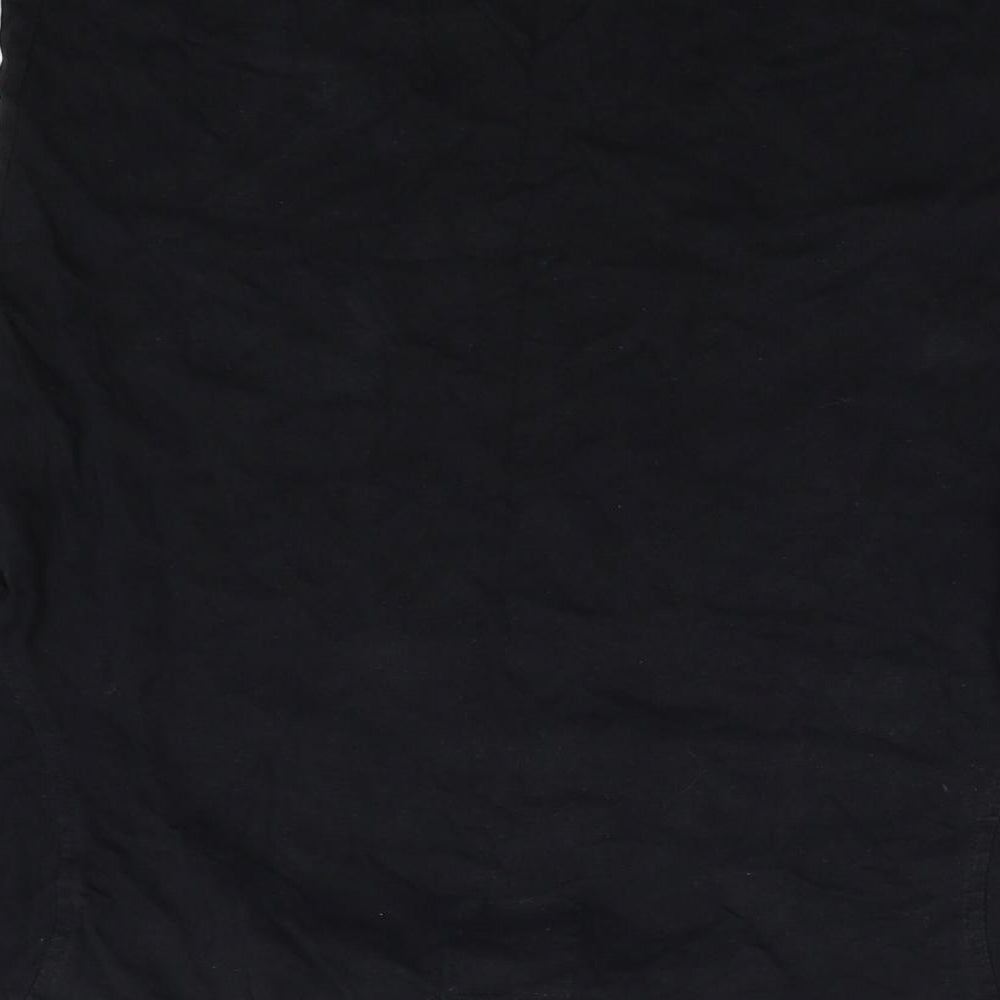 George Girls Black   Basic T-Shirt Size 11-12 Years  - Christmas