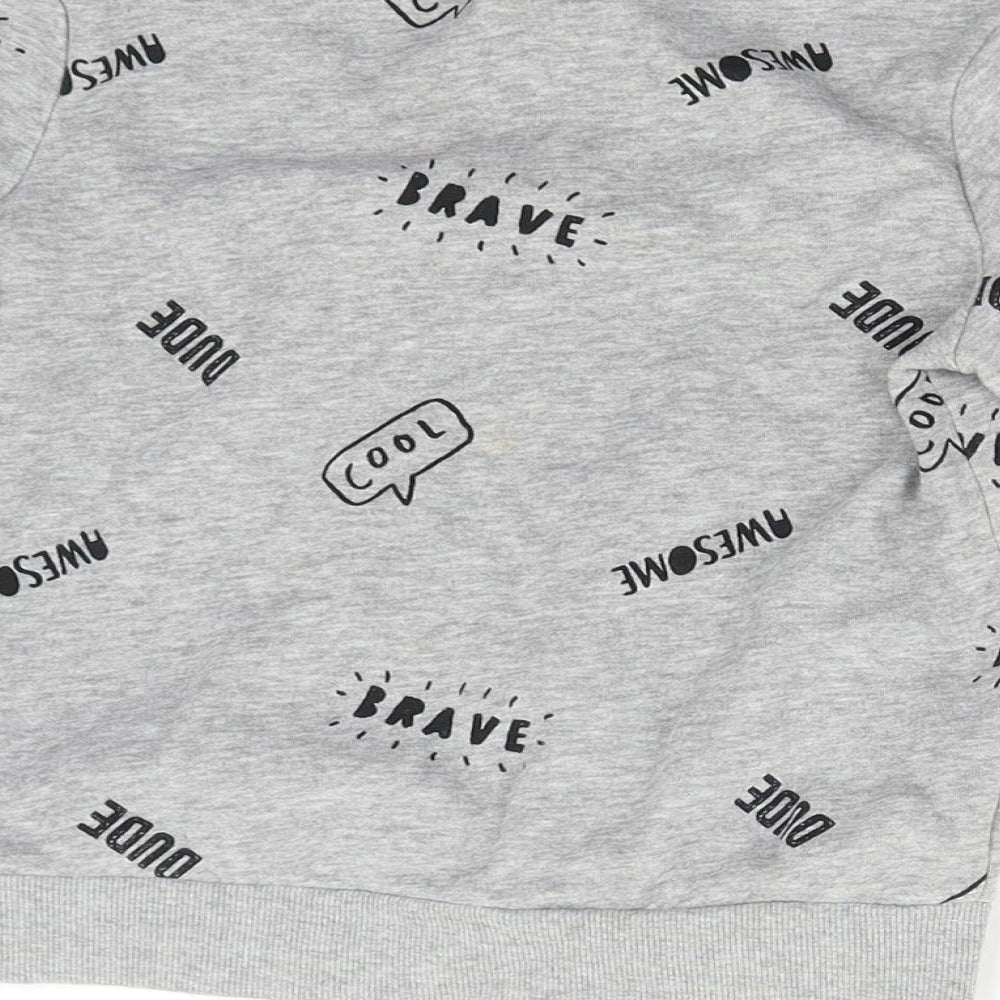 George Boys Grey   Pullover Sweatshirt Size 4-5 Years