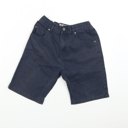 George Boys Blue  Denim Bermuda Shorts Size 10-11 Years