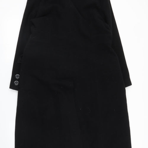 South Womens Black   Overcoat Coat Size 16