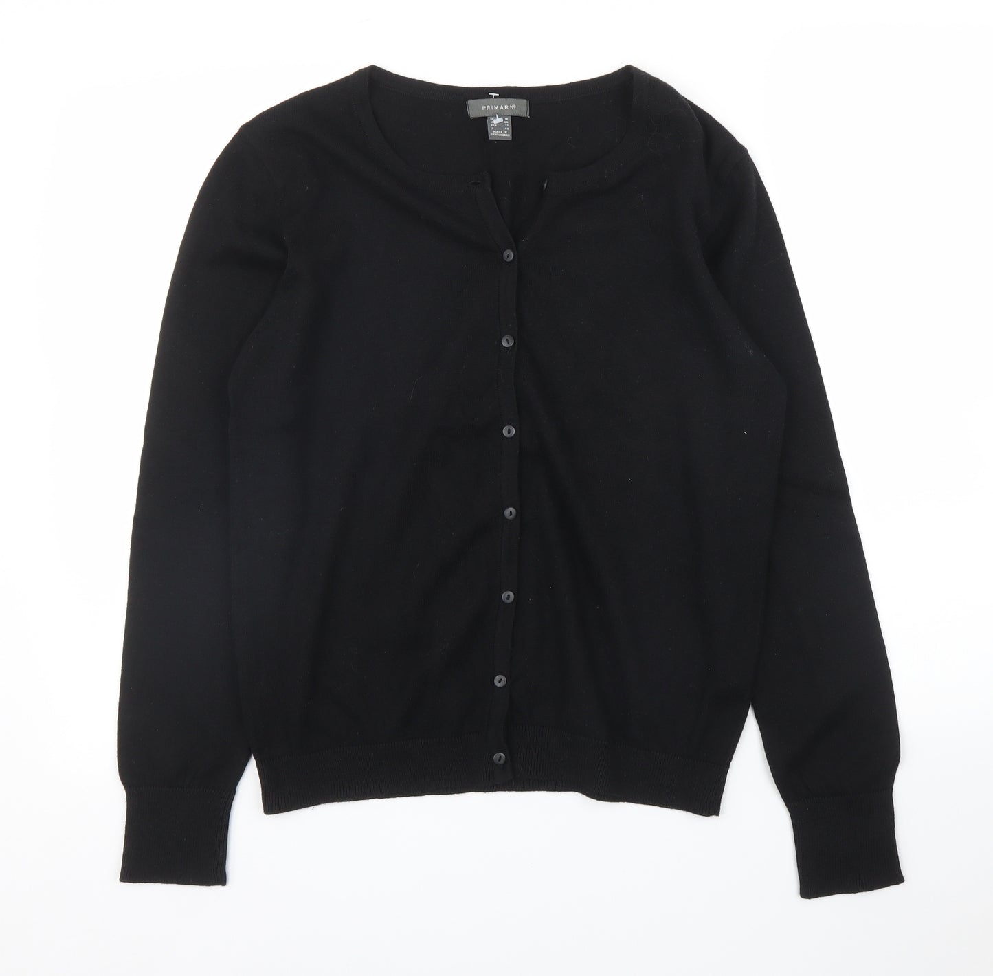 Primark Womens Black   Cardigan Jumper Size 16