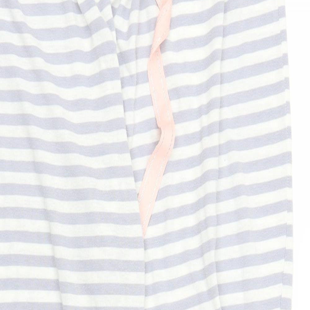 Matalan Womens Blue Striped  Chemise Pyjama Pants Size M