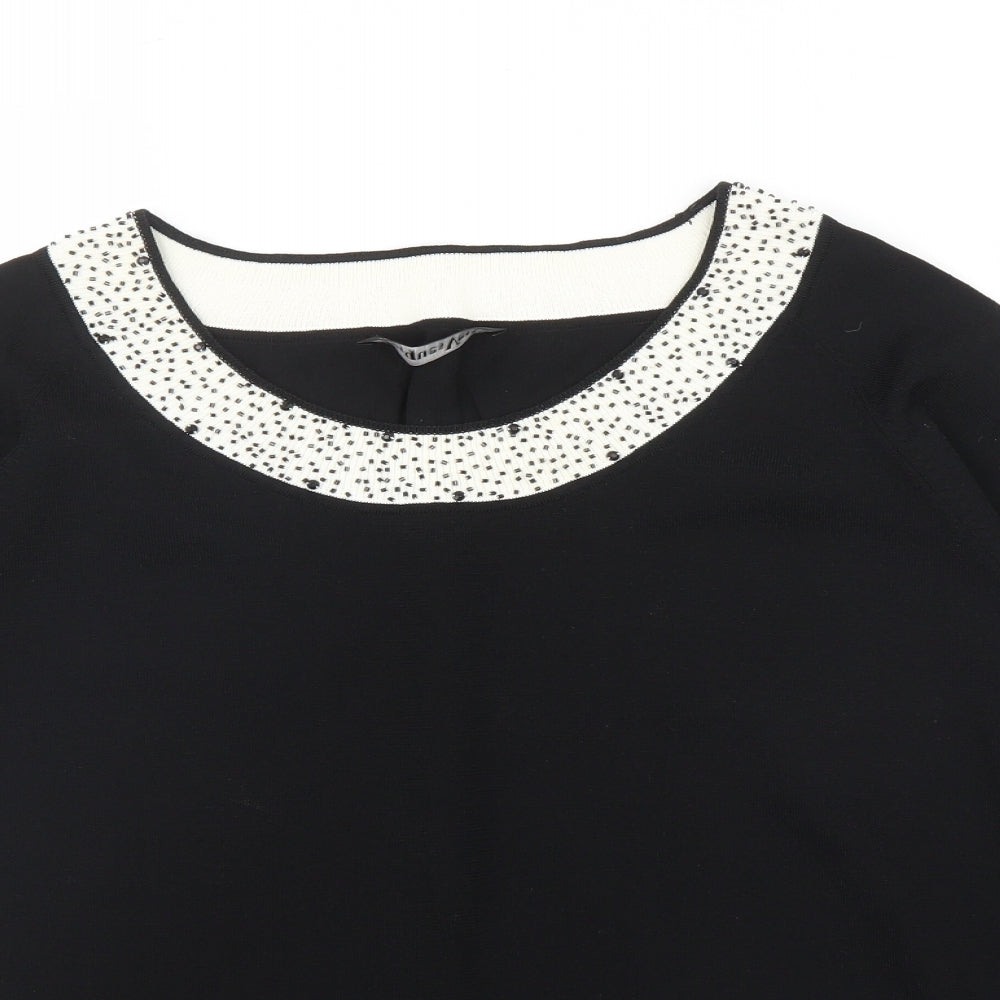 Jaques Vert Womens Black   Basic Blouse Size L