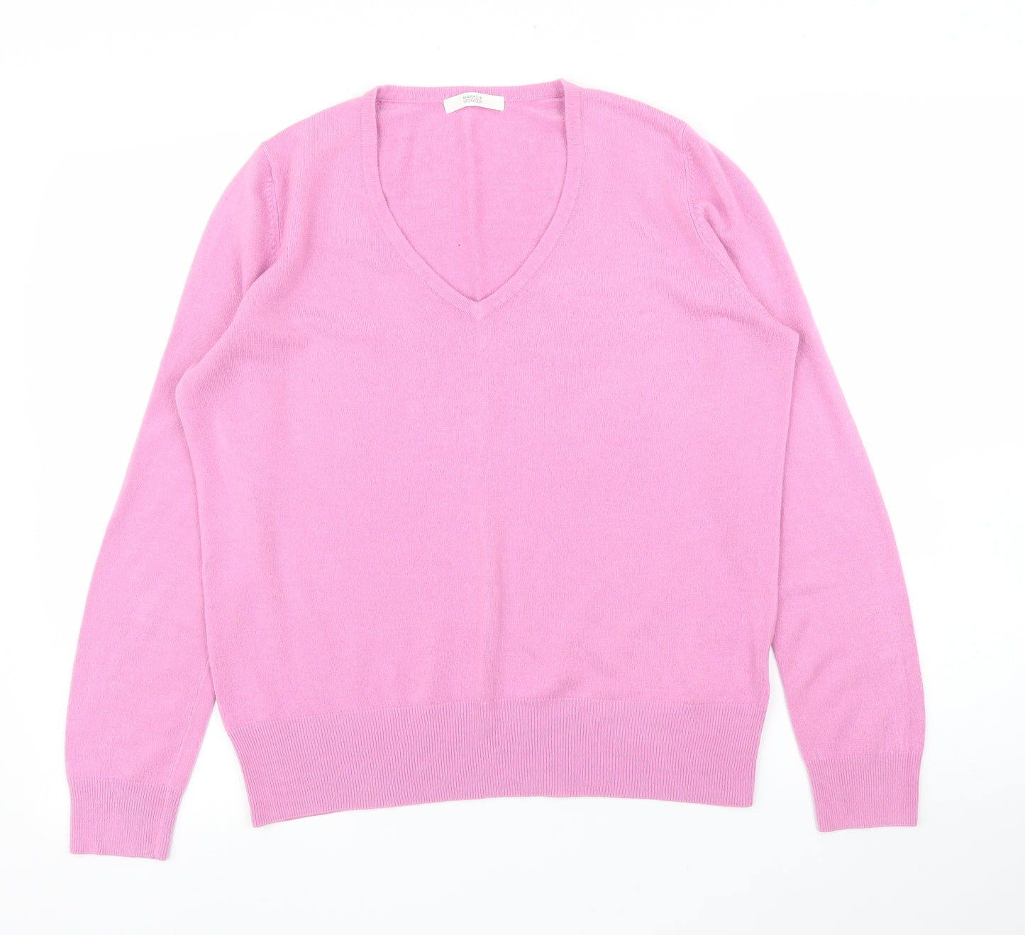 M&S Womens Purple   Pullover Jumper Size 14