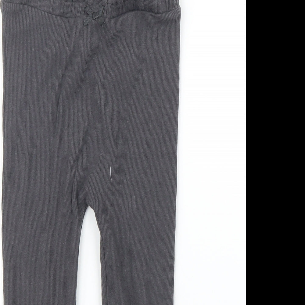 George Girls Grey   Jogger Leggings Size 18 Months