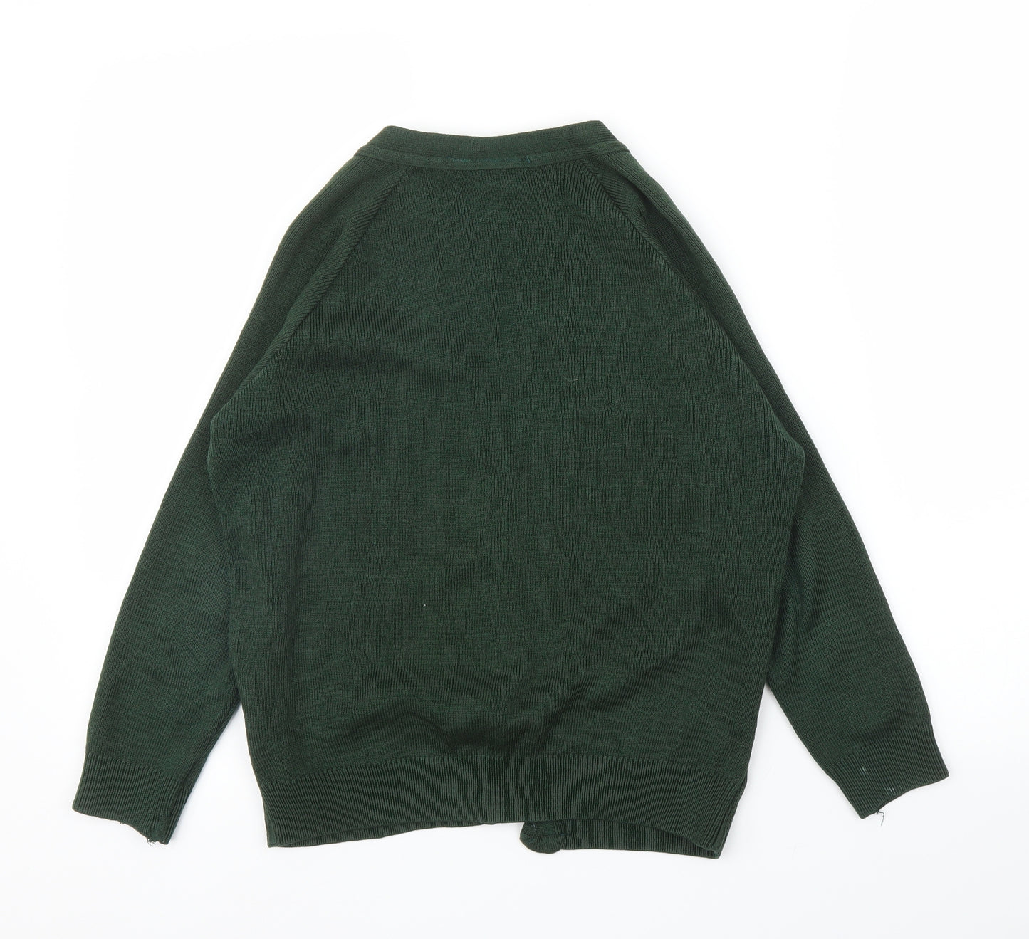 Rowlinson Courtelle Girls Green   Cardigan Jumper Size 10 Years