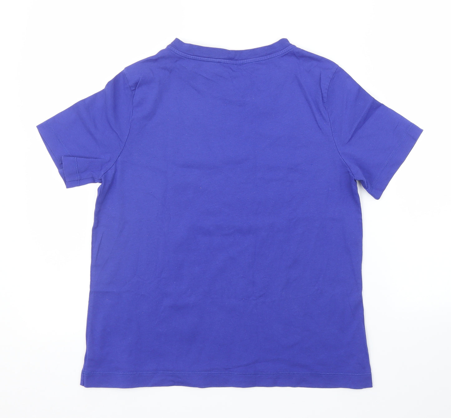 United Colors of Benetton Womens Blue   Basic T-Shirt Size S