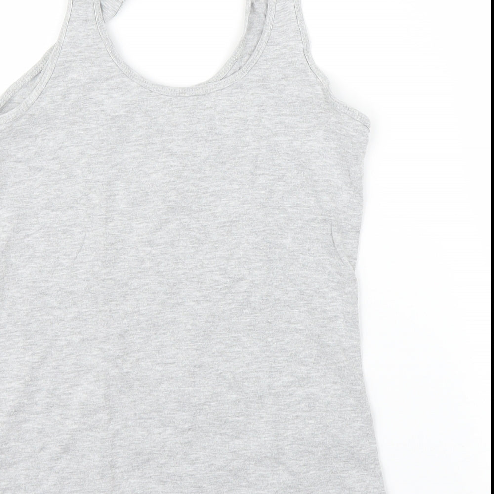 Primark Womens Grey   Basic Tank Size S