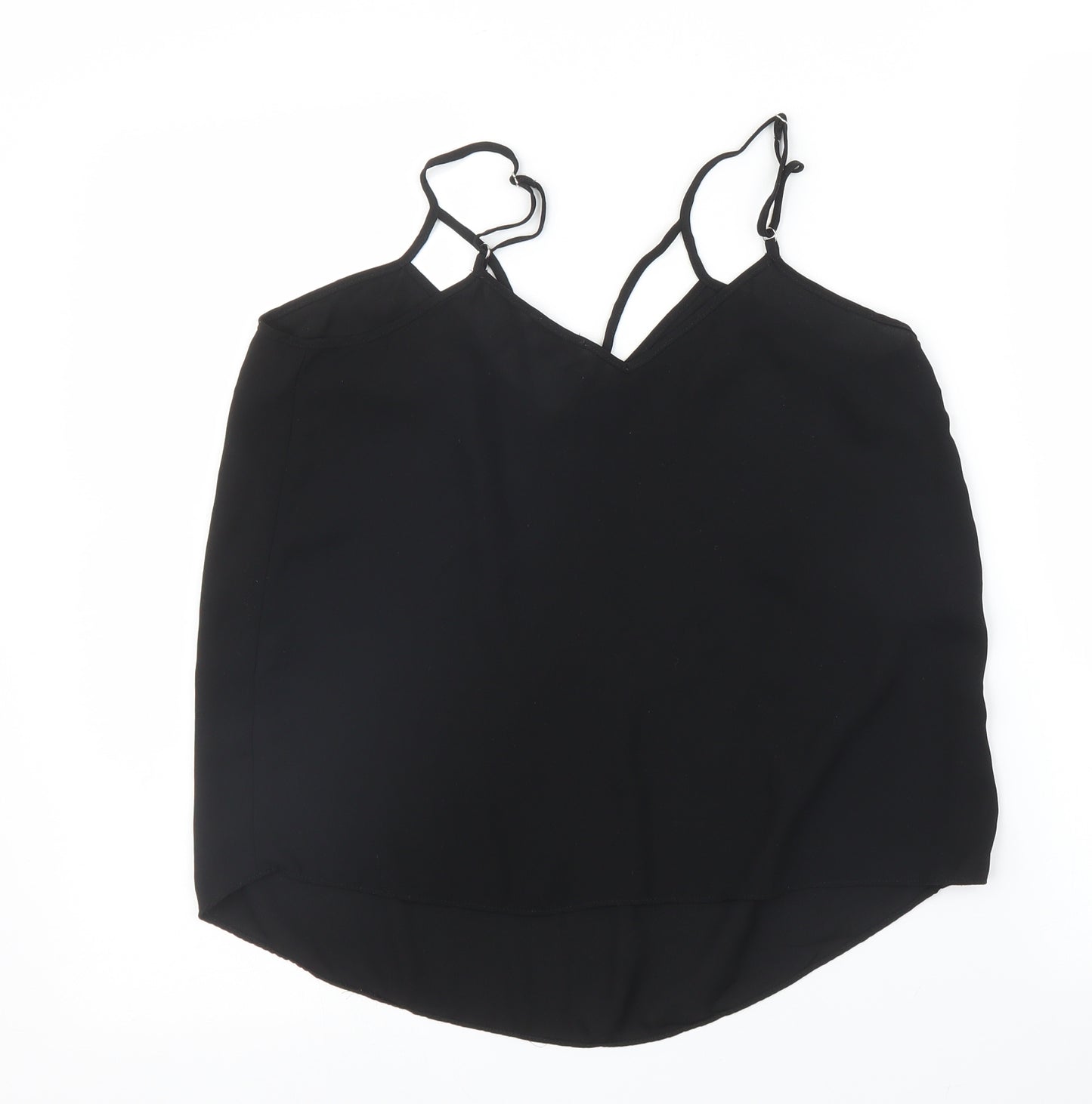 River Island Womens Black   Camisole Blouse Size 10