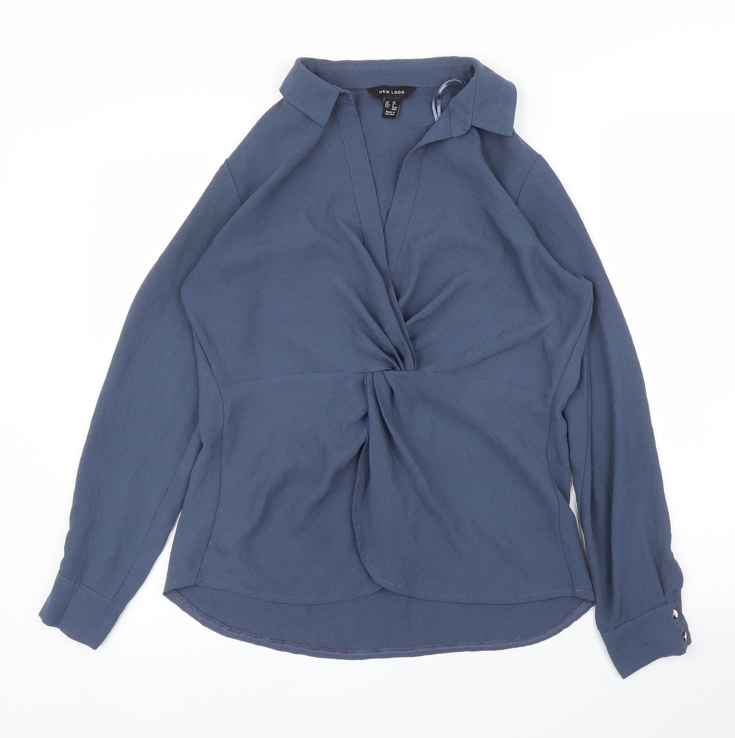 New Look Womens Blue   Basic Blouse Size 10