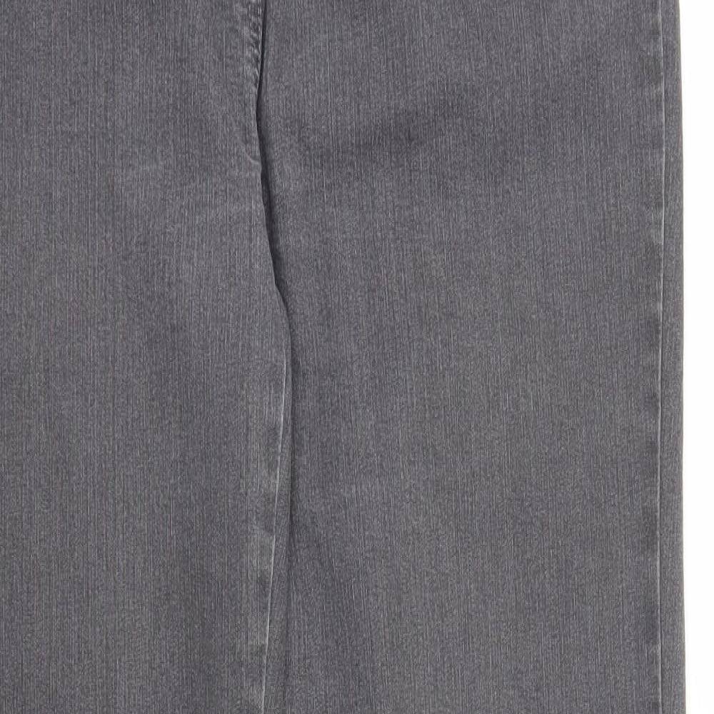 Debenhams Womens Grey  Denim Bootcut Jeans Size 14 L30 in