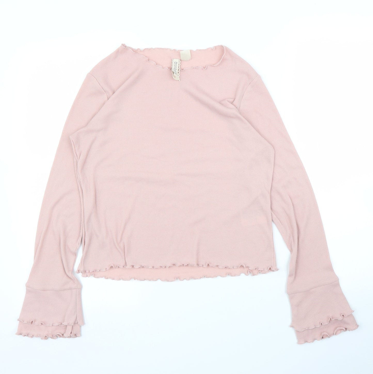 H&M Womens Pink   Basic Blouse Size M