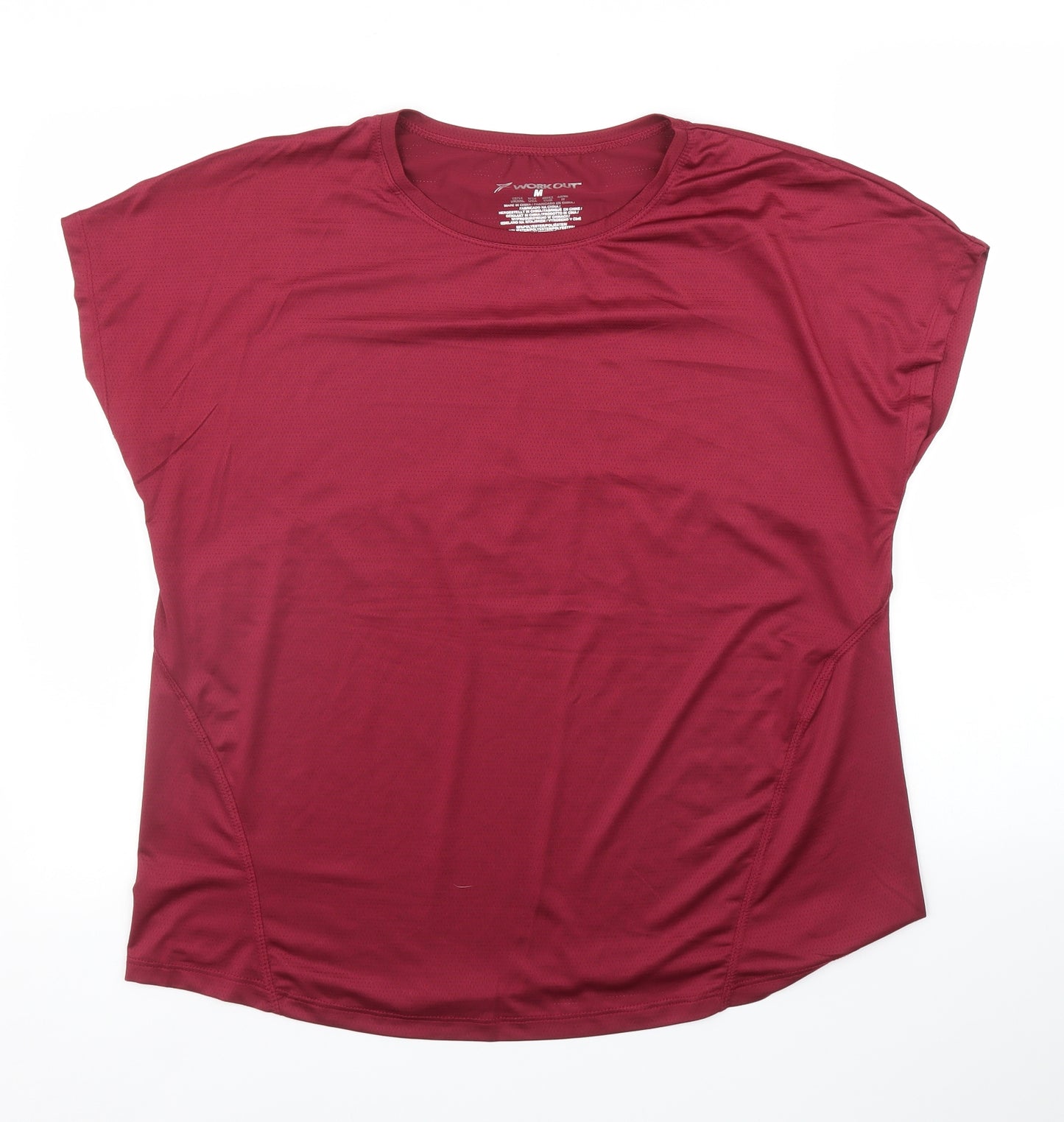 Workout Womens Purple   Basic T-Shirt Size M