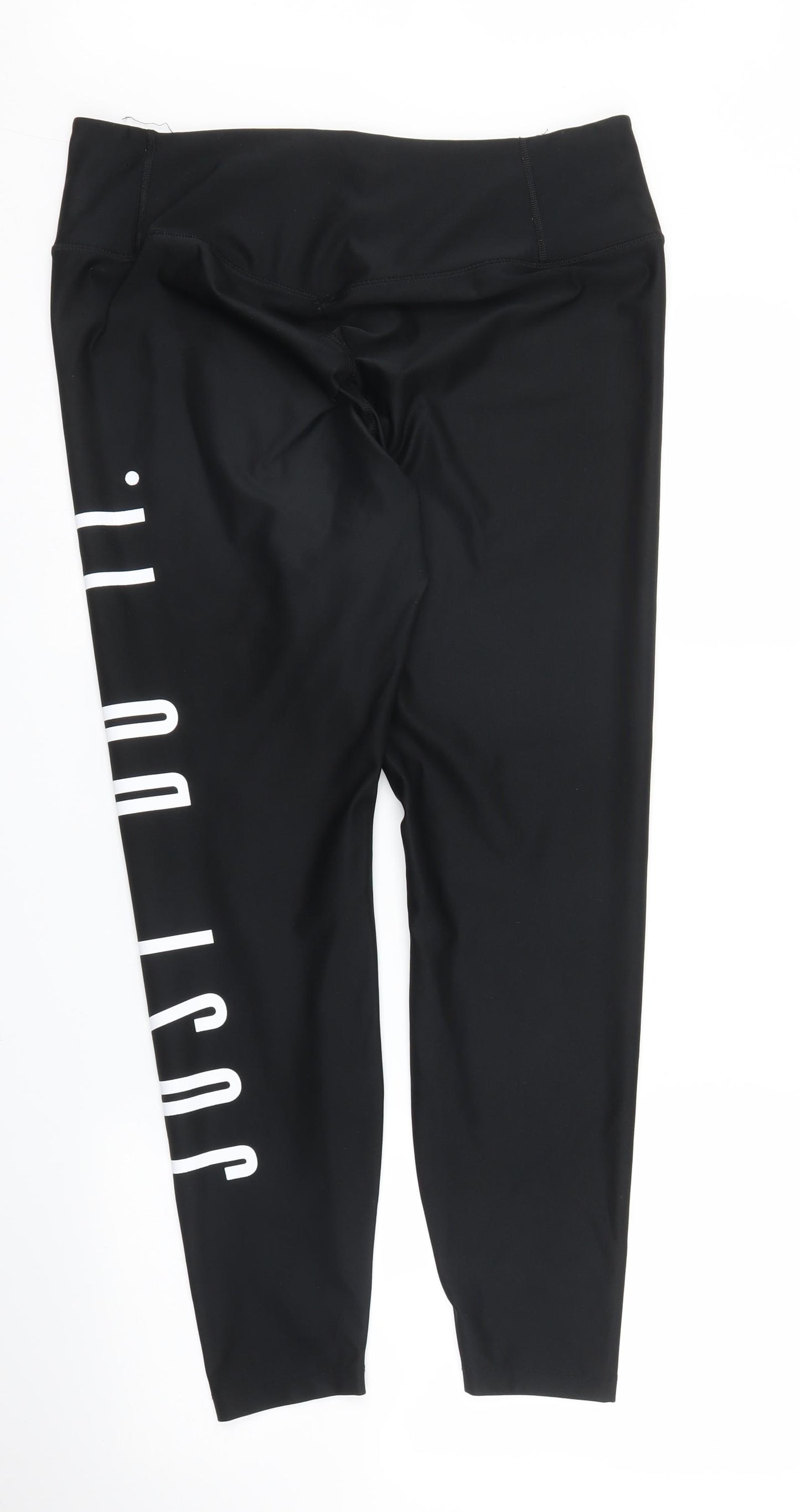 Nike Womens Black   Sweatpants Leggings Size XL L26 in