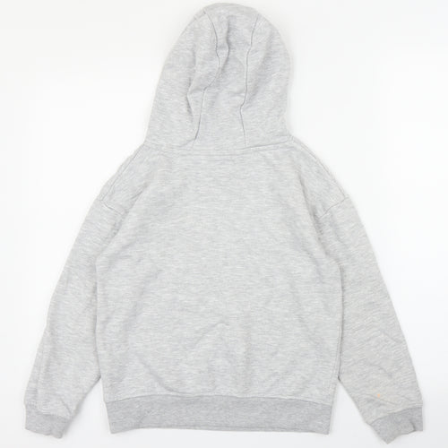 Primark Girls Grey   Pullover Hoodie Size 9 Years