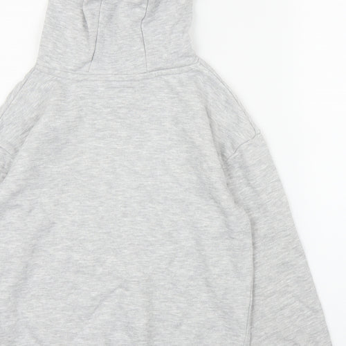 Primark Girls Grey   Pullover Hoodie Size 9 Years