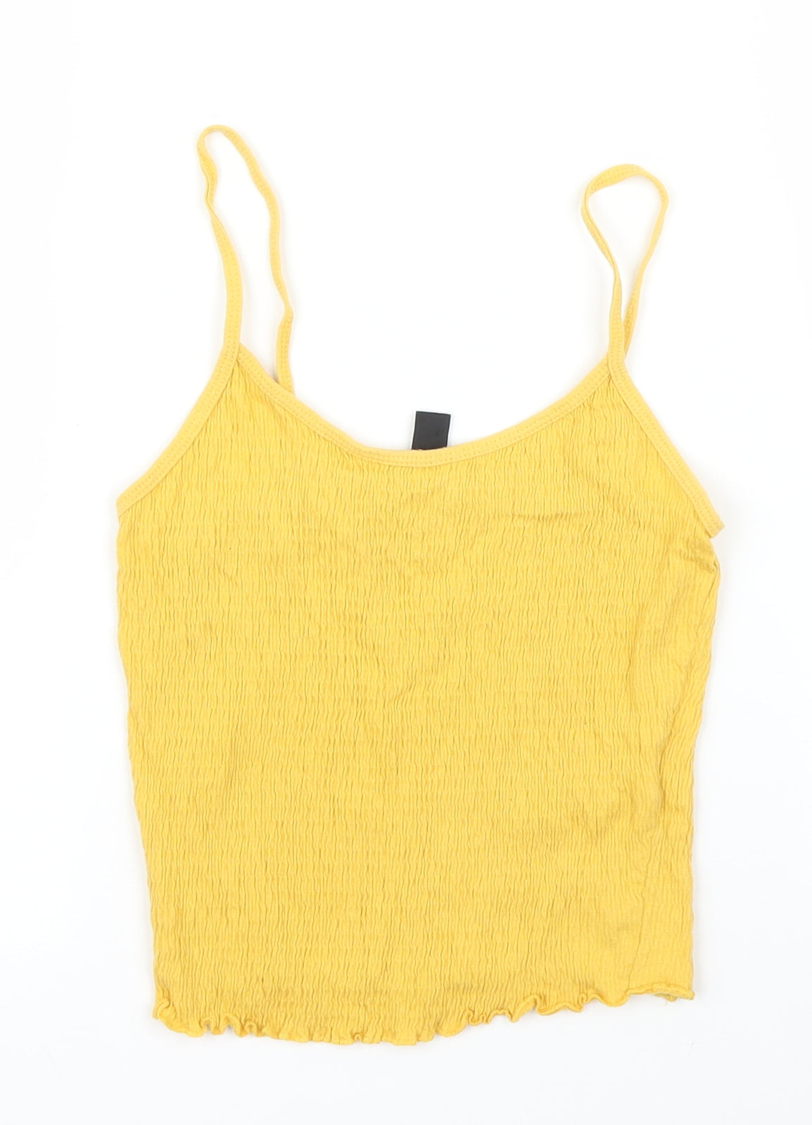 New Look Womens Yellow   Camisole Blouse Size 6