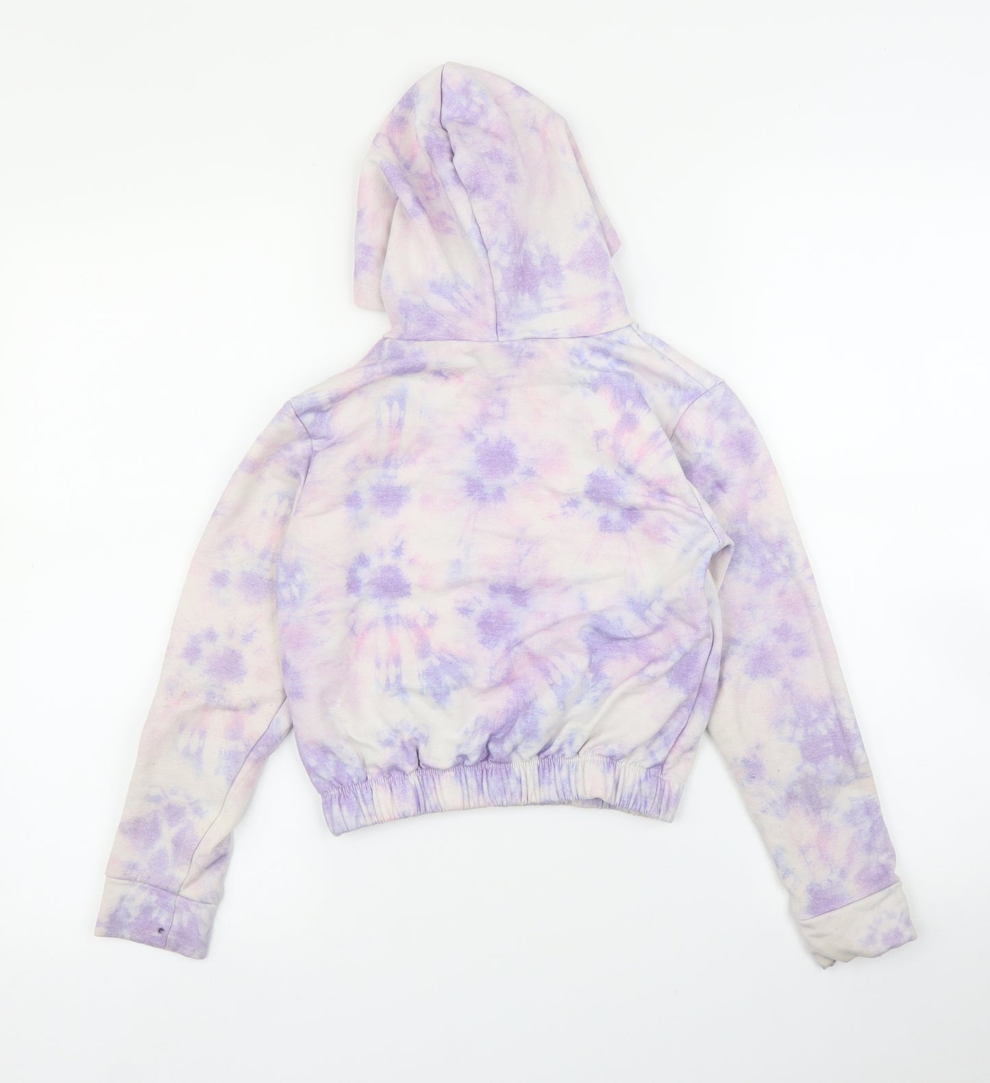 Matalan Girls Purple Camouflage  Pullover Hoodie Size 9 Years