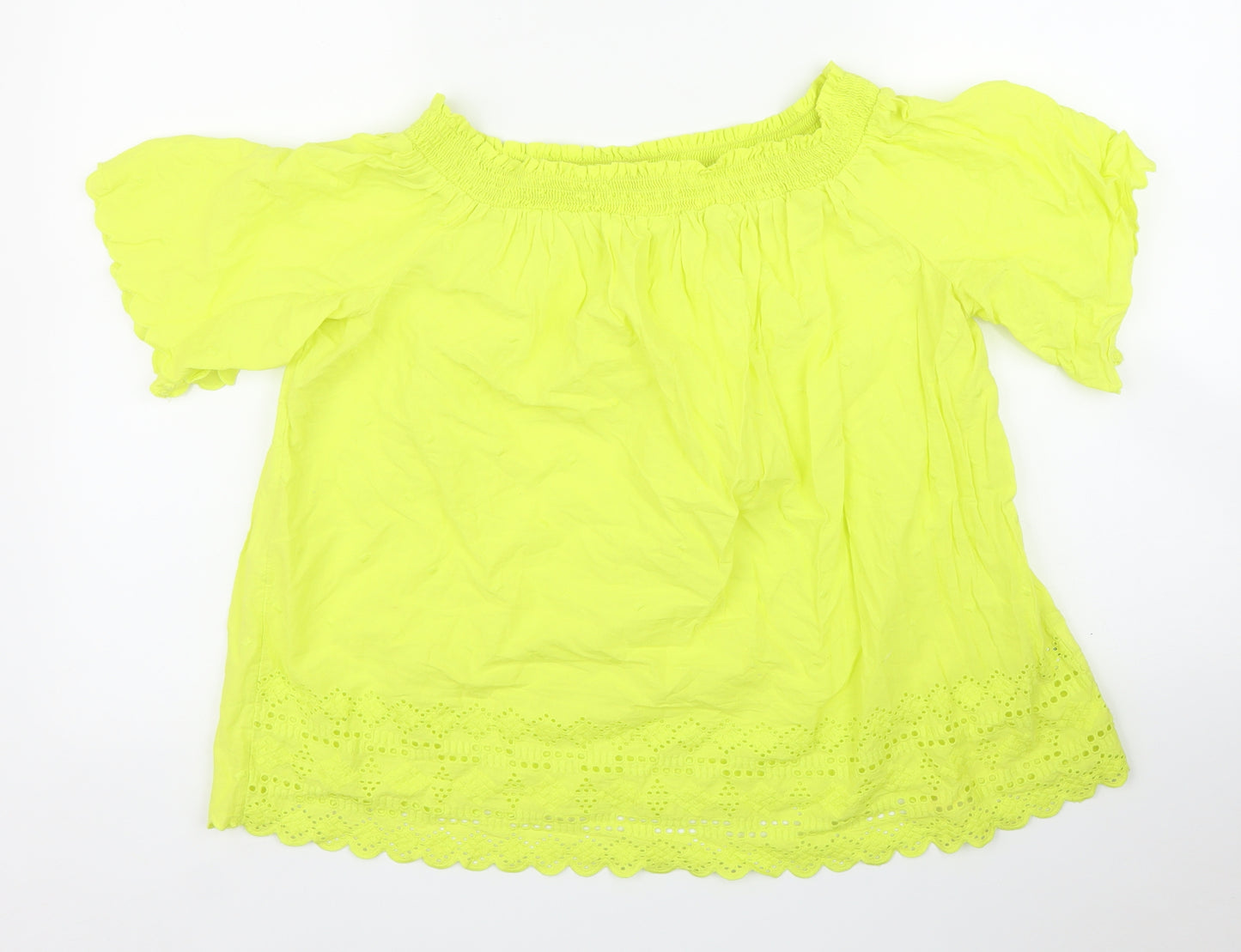 George Womens Yellow   Basic Blouse Size 18
