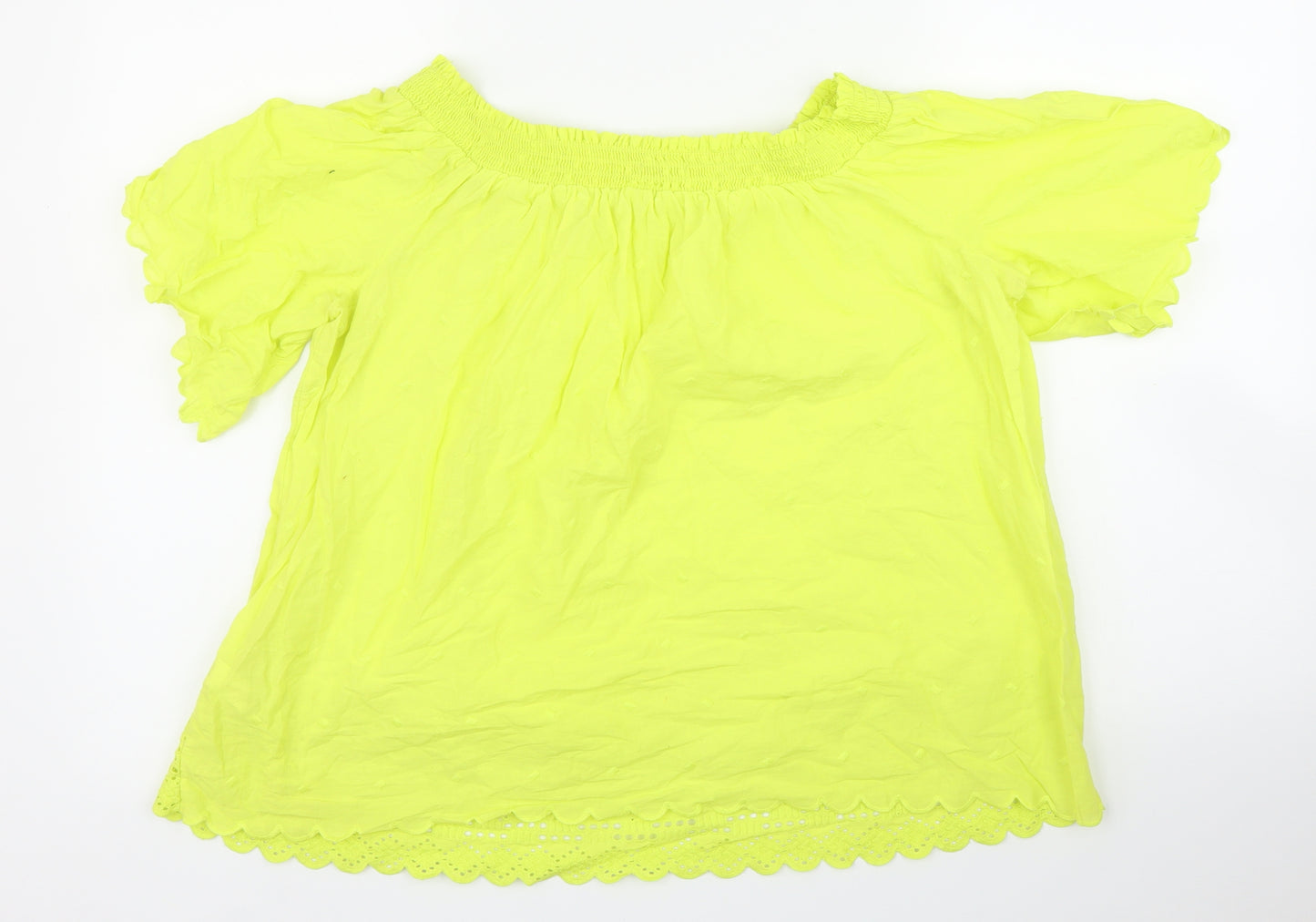 George Womens Yellow   Basic Blouse Size 18