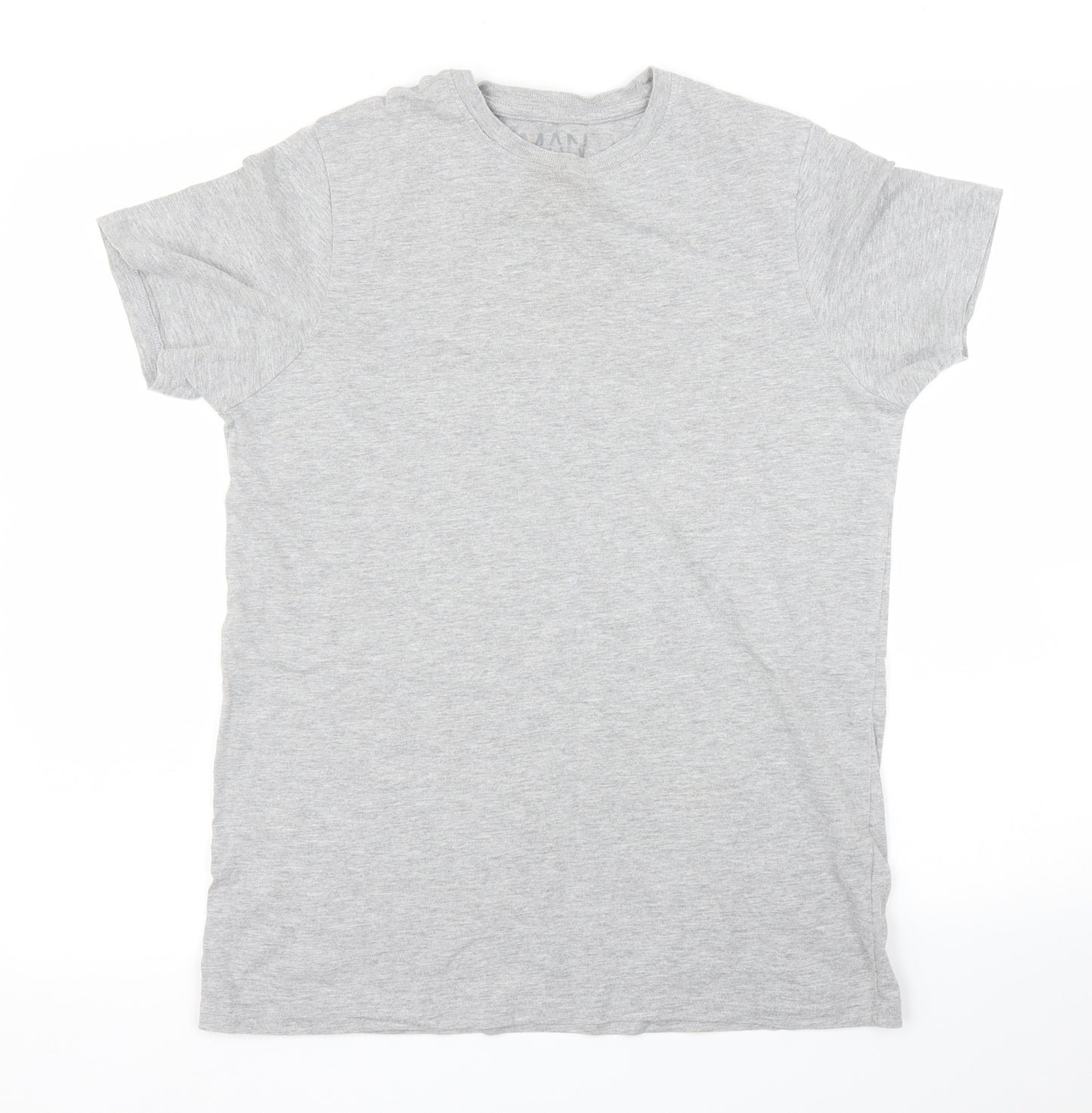 Boohoo Mens Grey    T-Shirt Size M