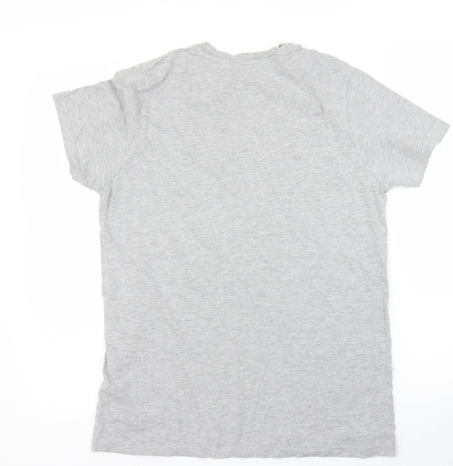 Boohoo Mens Grey    T-Shirt Size M