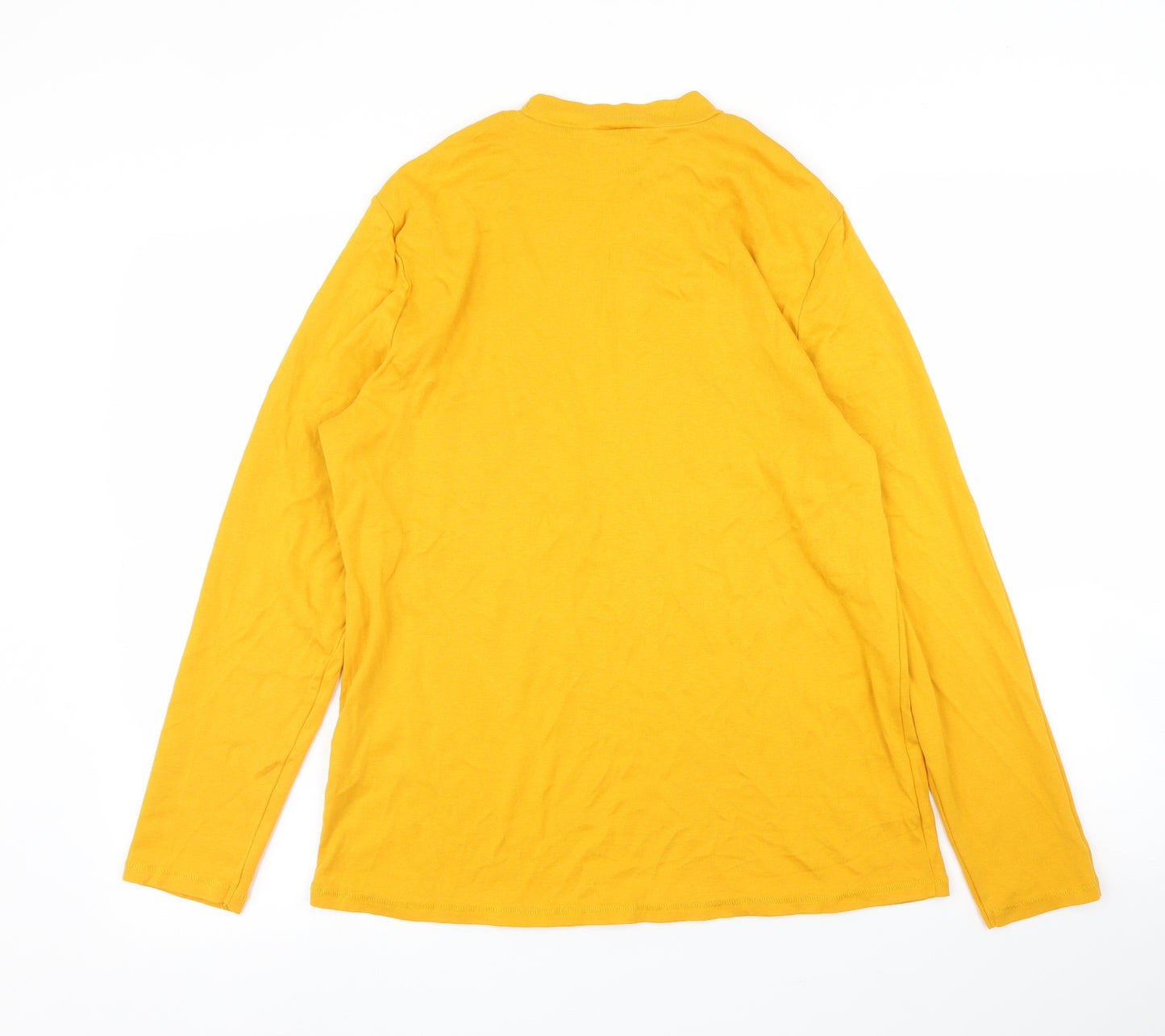 TU Womens Yellow   Basic Blouse Size 20