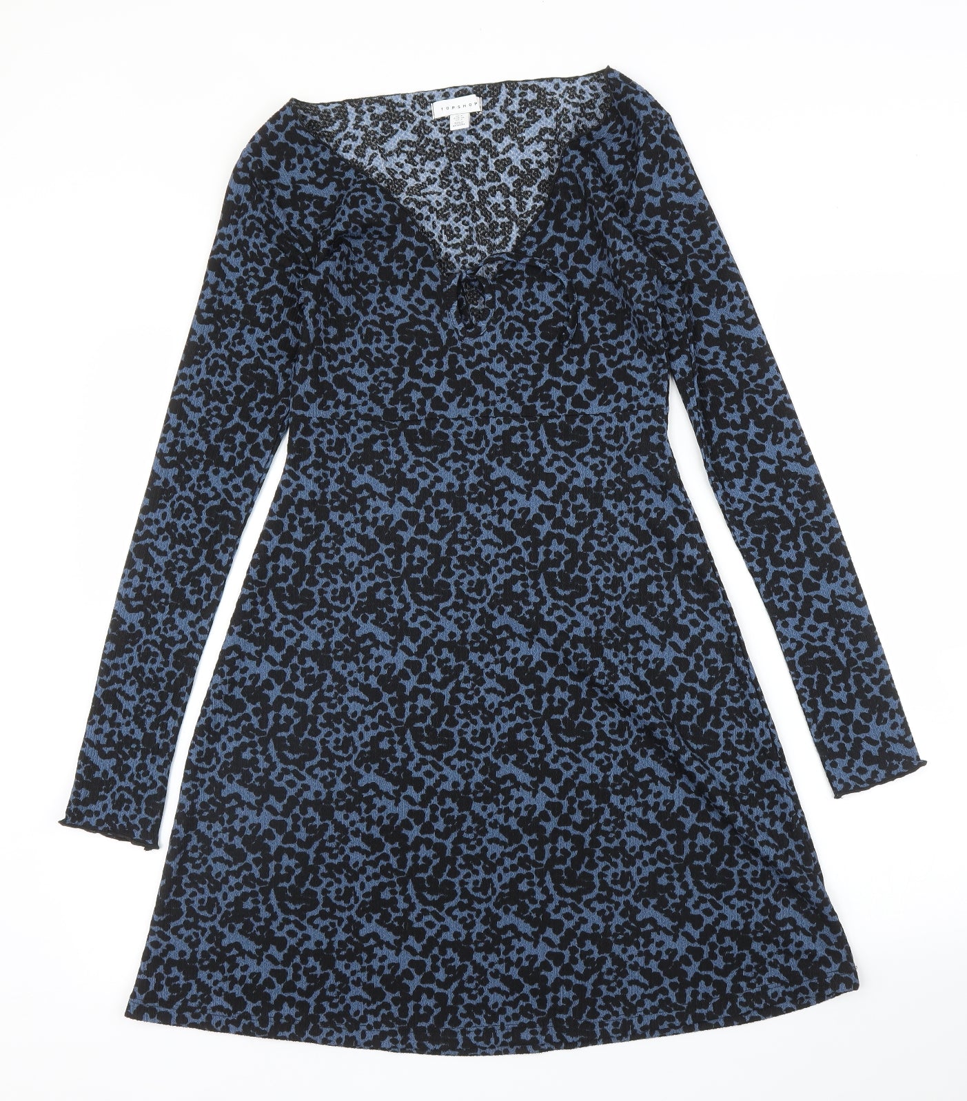 Topshop Womens Blue   A-Line  Size 8