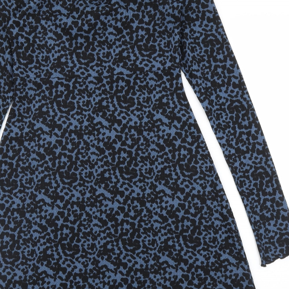 Topshop Womens Blue   A-Line  Size 8