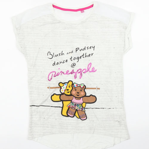 Debenhams Girls Grey   Basic T-Shirt Size 9 Years