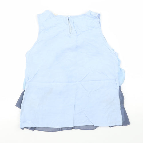 H&M Girls Blue   Basic Blouse Size 10 Years