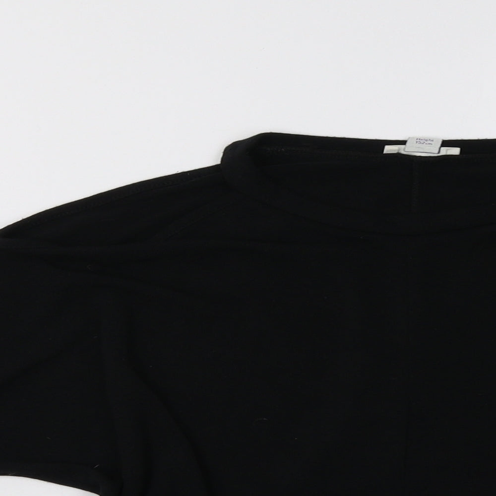 River Island Girls Black   Pullover Sweatshirt Size 11-12 Years