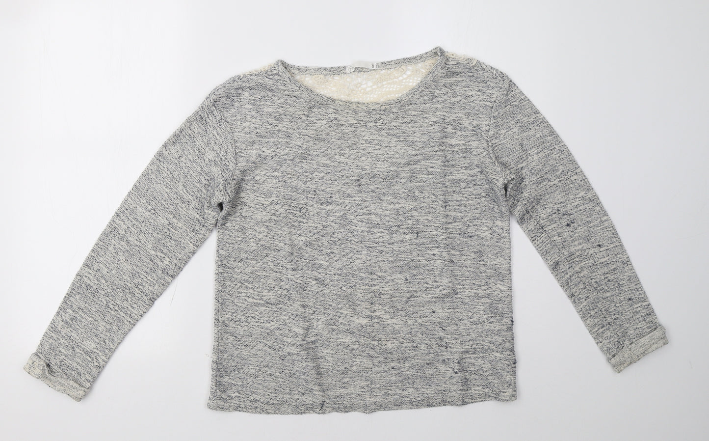 lefties Womens Grey   Pullover Sweatshirt Size S