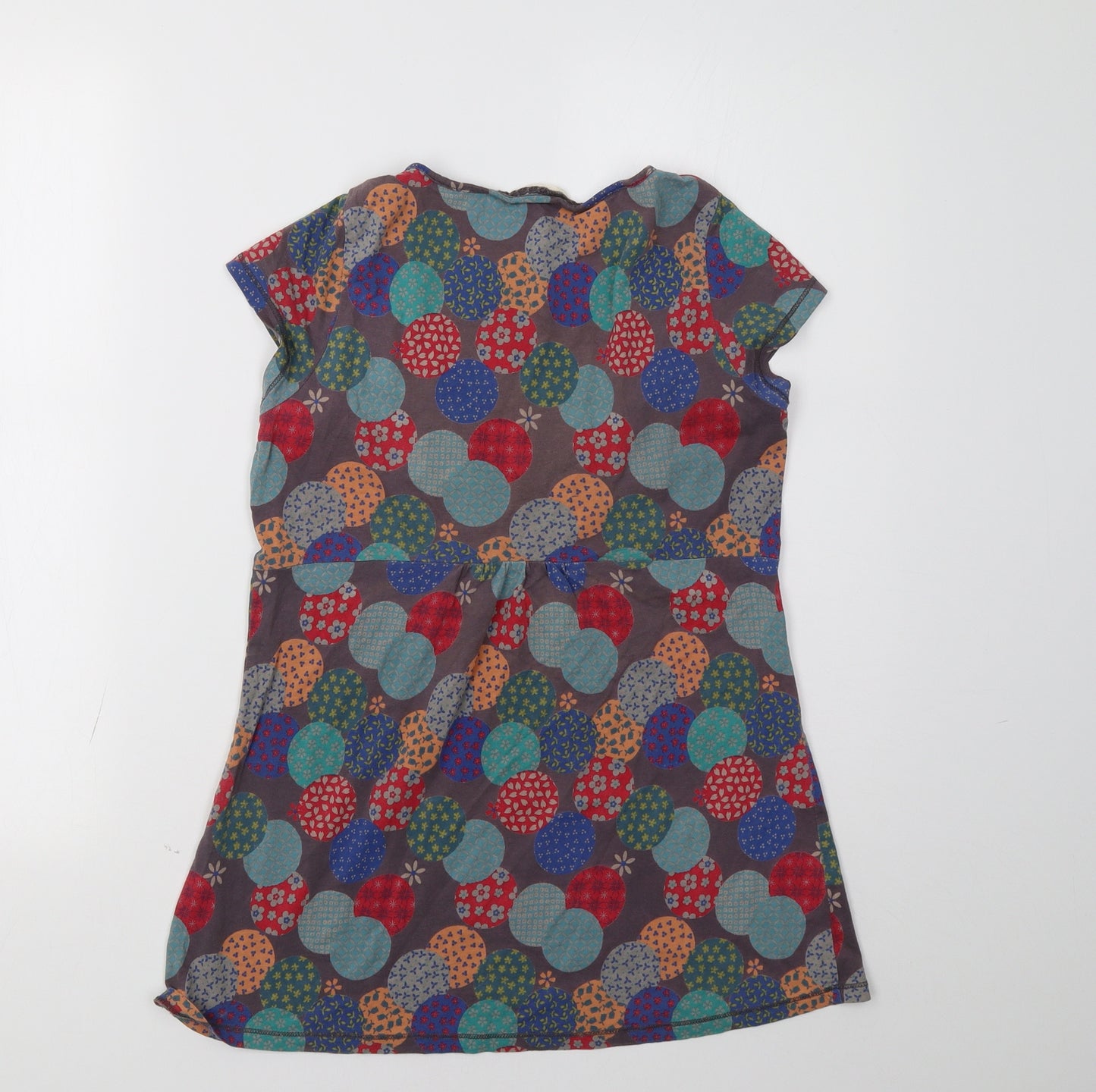 White Stuff Womens Purple Polka Dot  Basic T-Shirt Size 12