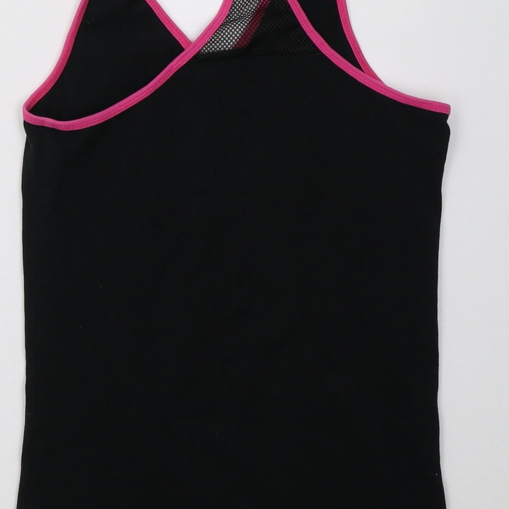 Peacocks Womens Black   Basic Tank Size 10
