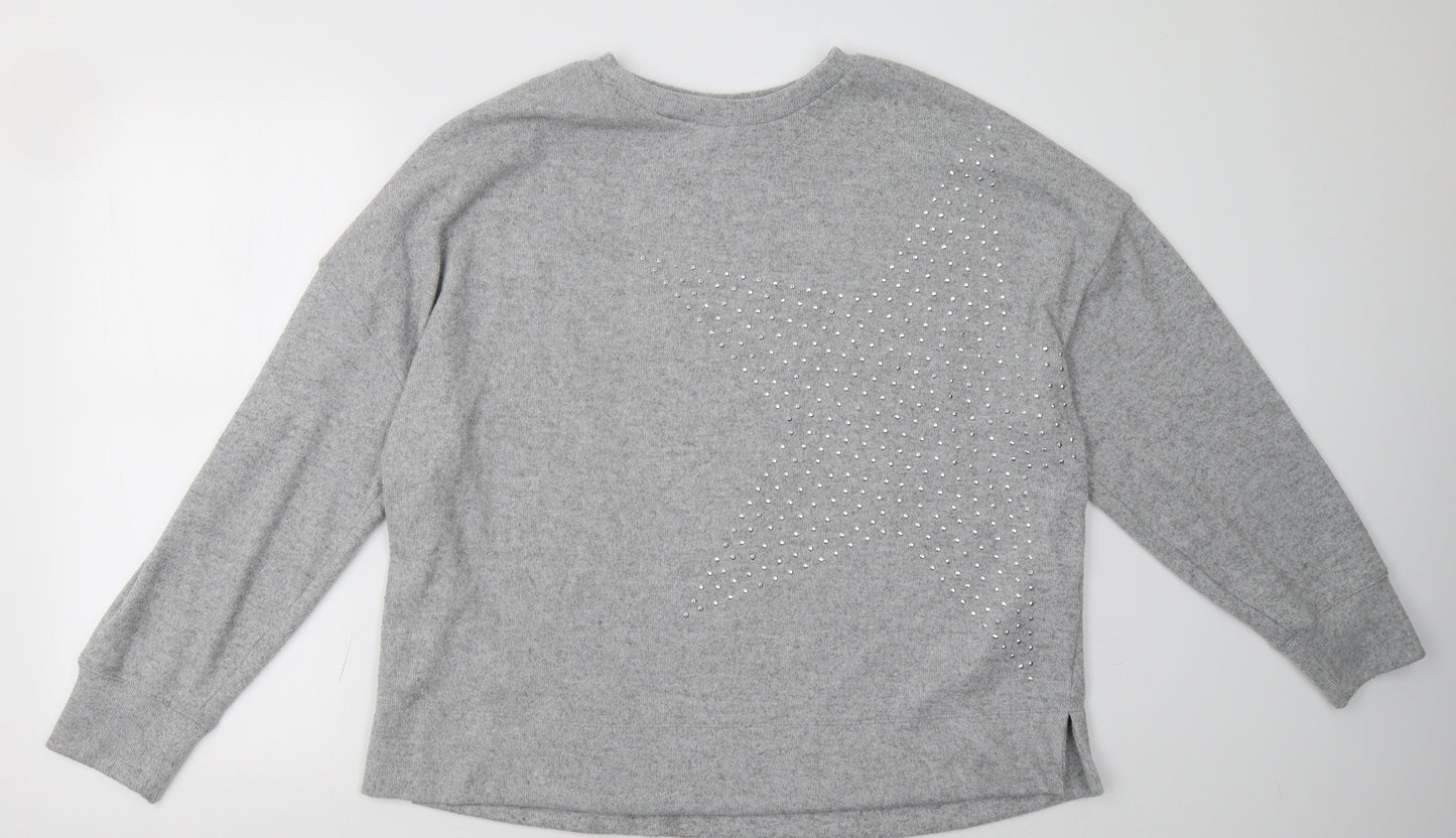 F&F Womens Grey   Pullover Sweatshirt Size 20