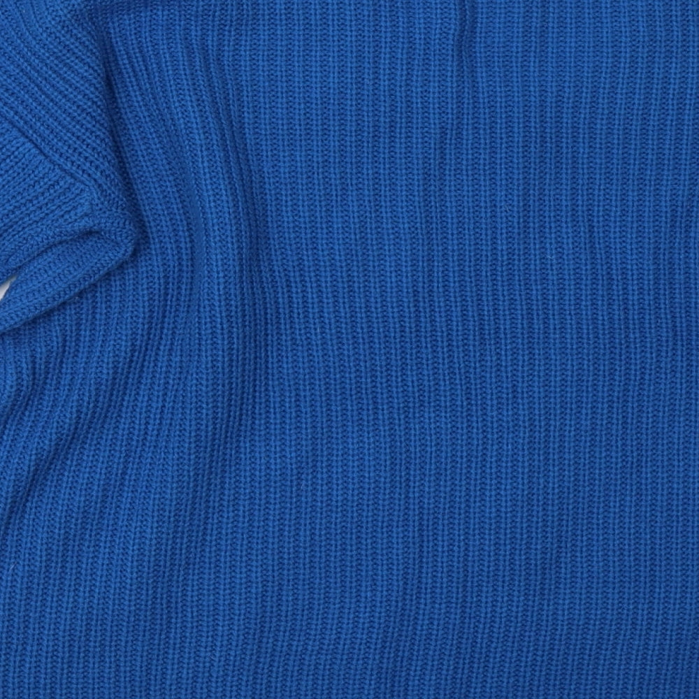 George Womens Blue  Knit Pullover Sweatshirt Size 22