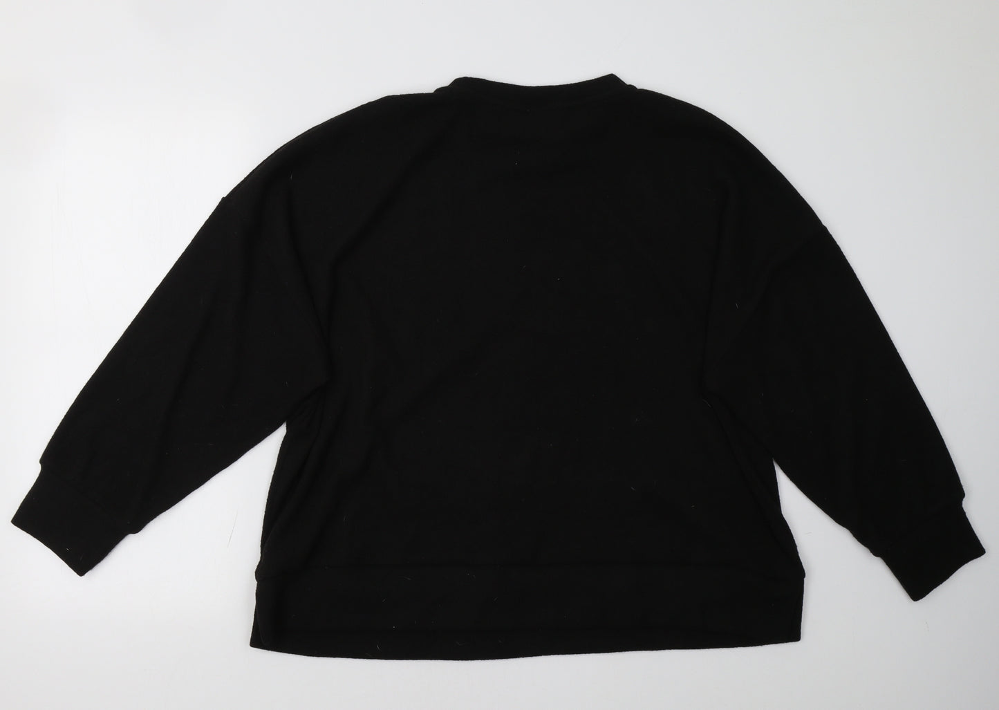F&F Womens Black   Pullover Sweatshirt Size 20