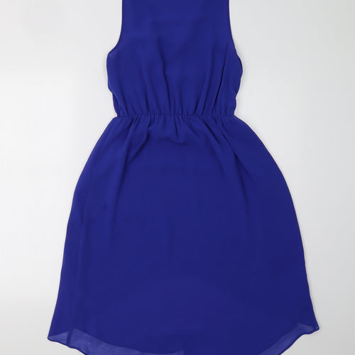 Topshop Womens Blue   A-Line  Size 8