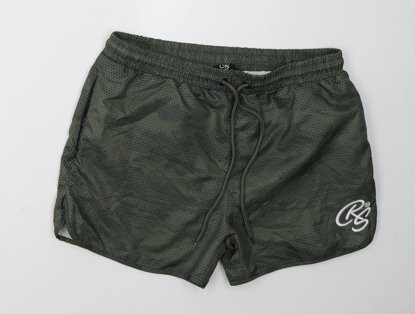 Crosshatch Mens Green   Sweat Shorts Size XL
