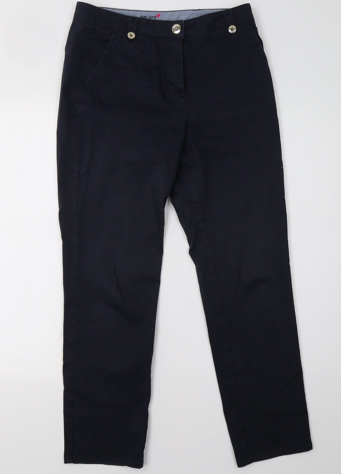 Marks and Spencer Womens Blue   Trousers  Size 10 L30 in