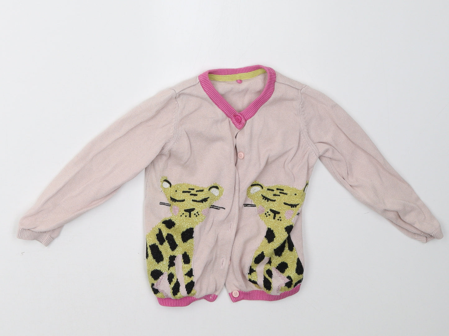 Marks and Spencer Girls Pink   Cardigan Jumper Size 2-3 Years