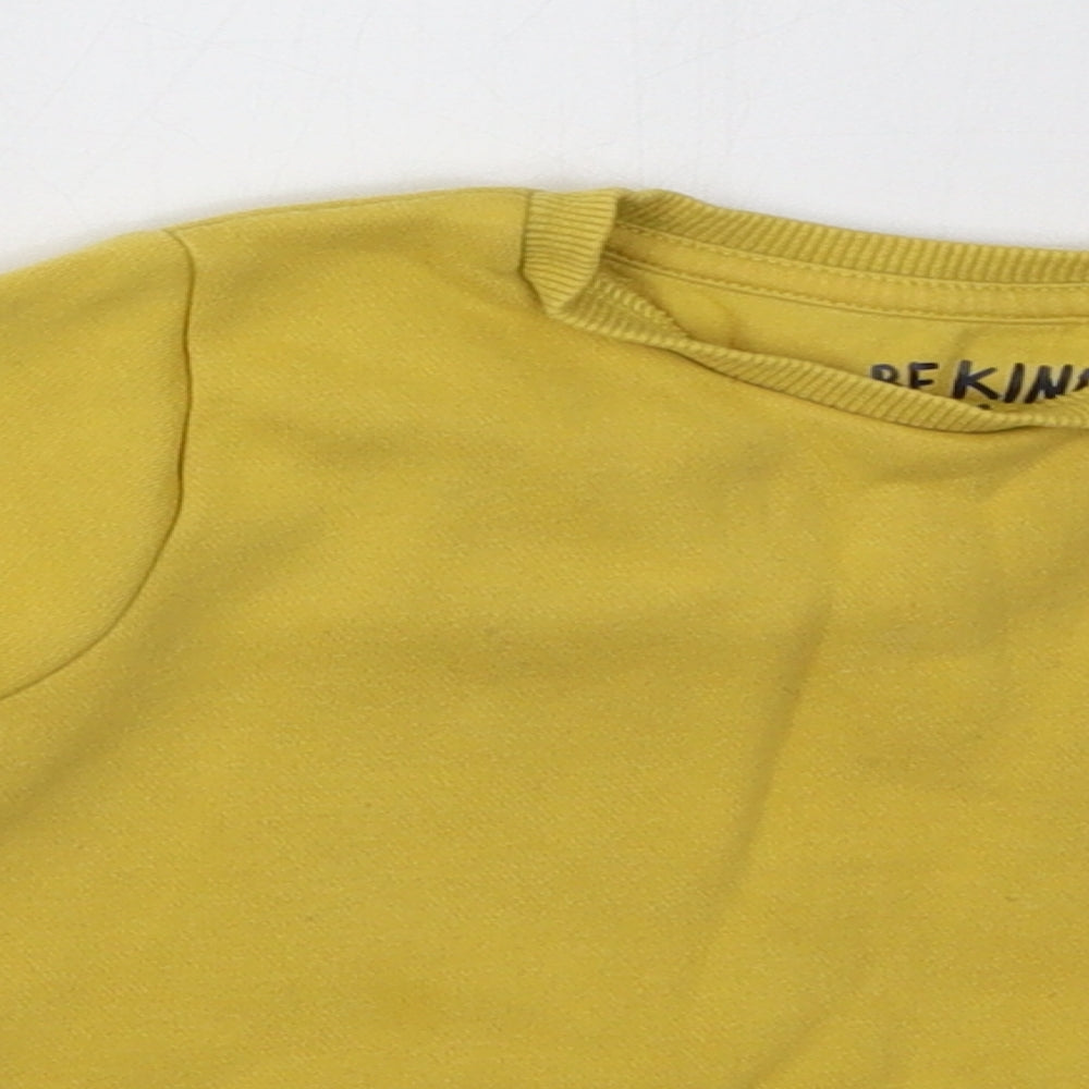 F&F Girls Yellow   Pullover Sweatshirt Size 2-3 Years